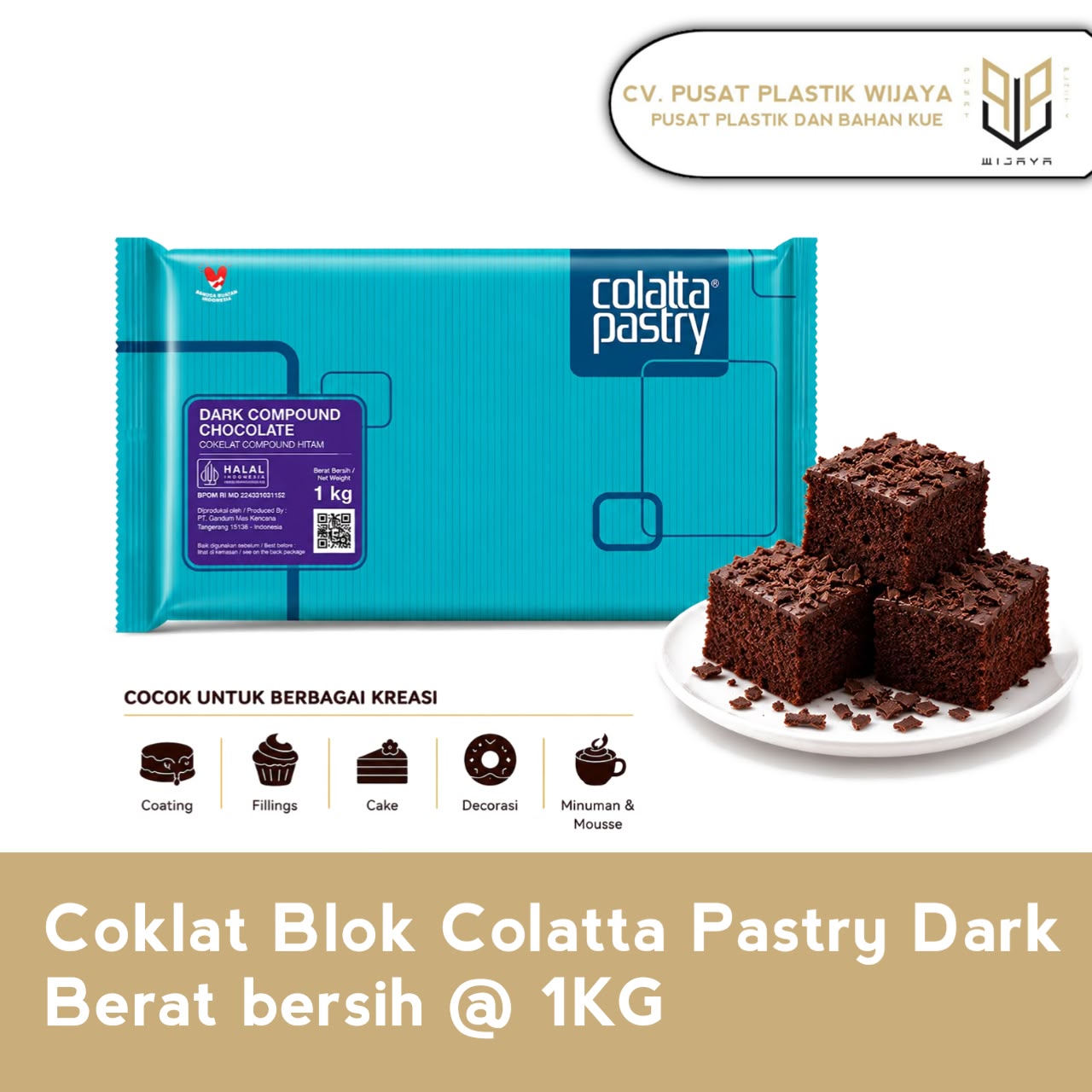 COLATA PASTRY DARK 1KG