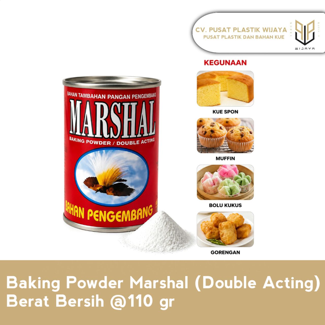 BAKING POWDER MARSHAL 110GR