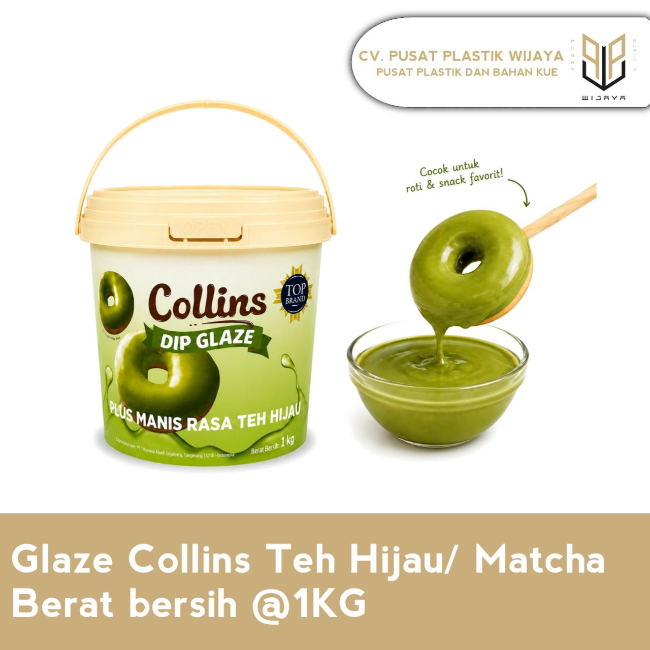 GLAZE COLINS MATCHA 1KG