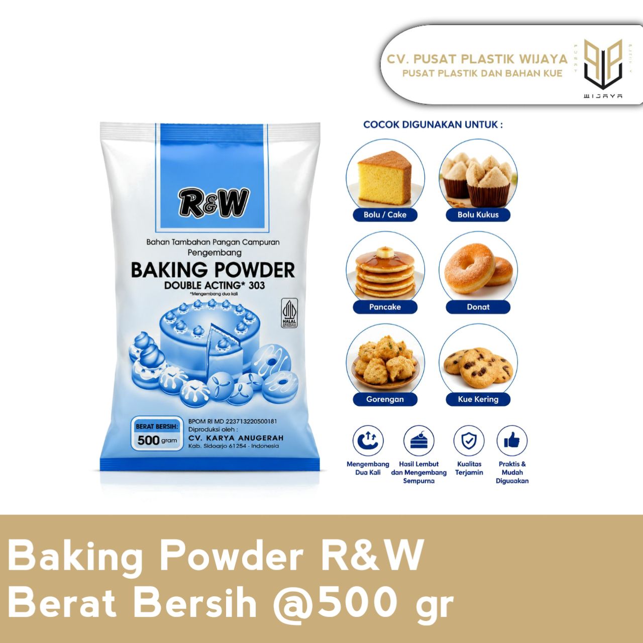 BAKING POWDER RW 500GR