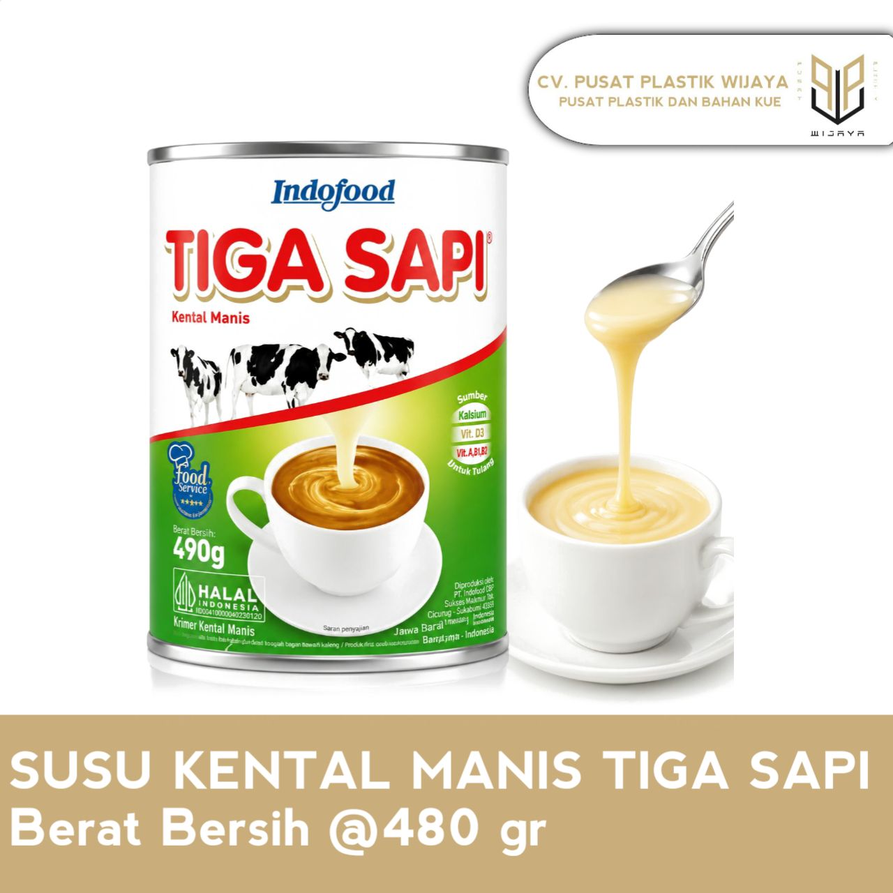 SUSU TIGA SAPI 490GR
