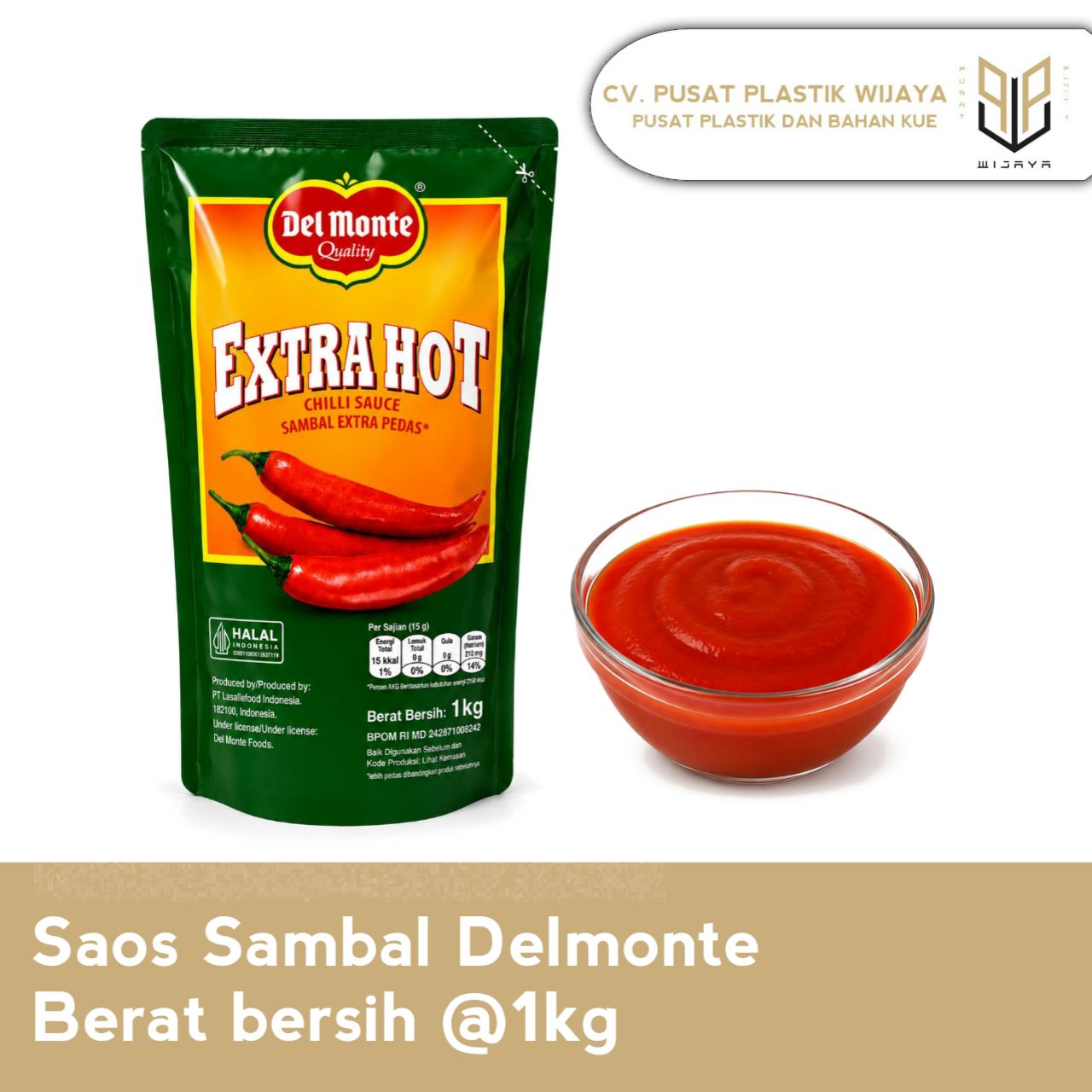 SAOS SAMBAL DELMONTE 1KG