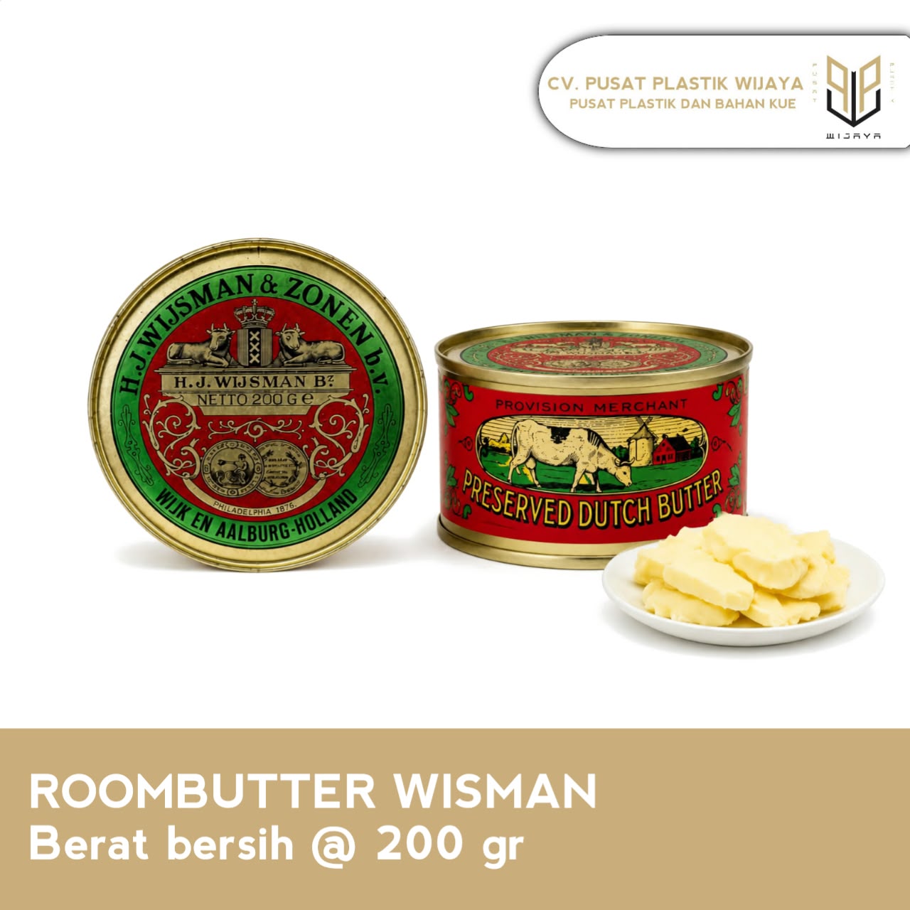 ROOMBUTTER WISMAN 200GR