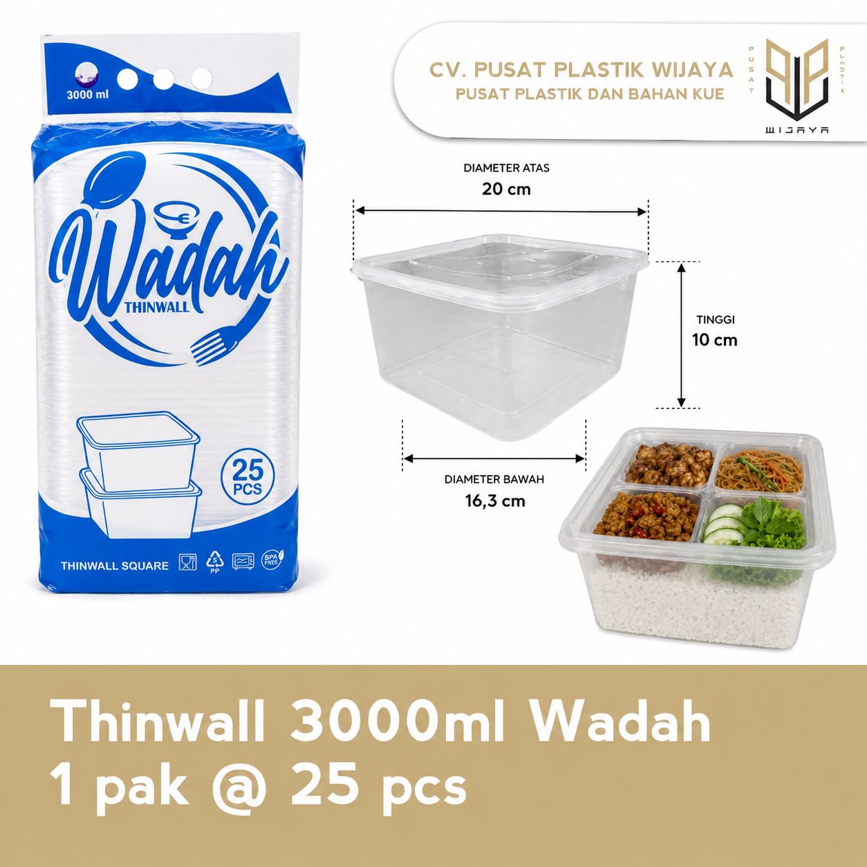 TW SQ 3000ML WADAH