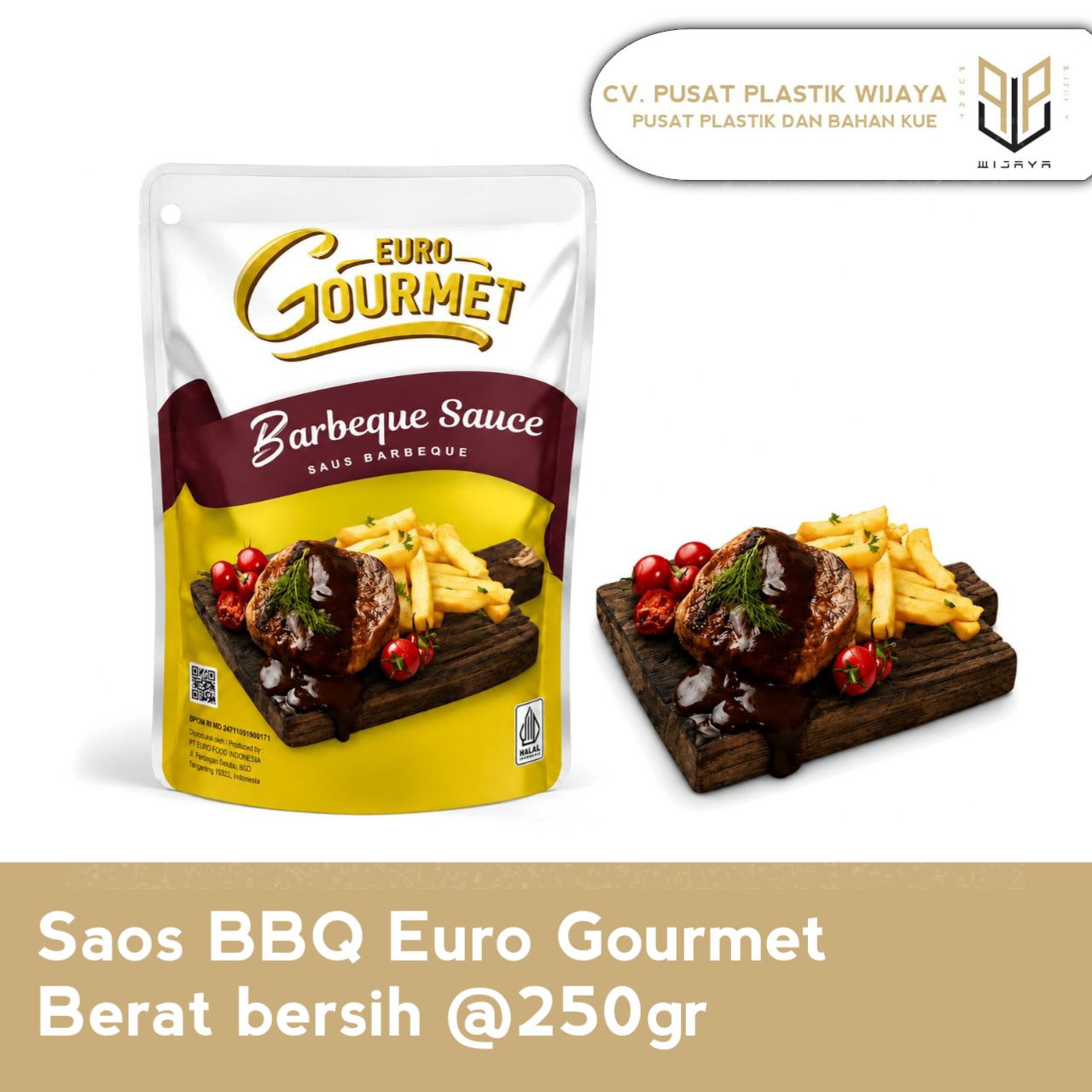 SAOS BBQ EURO GOURMET 250GR