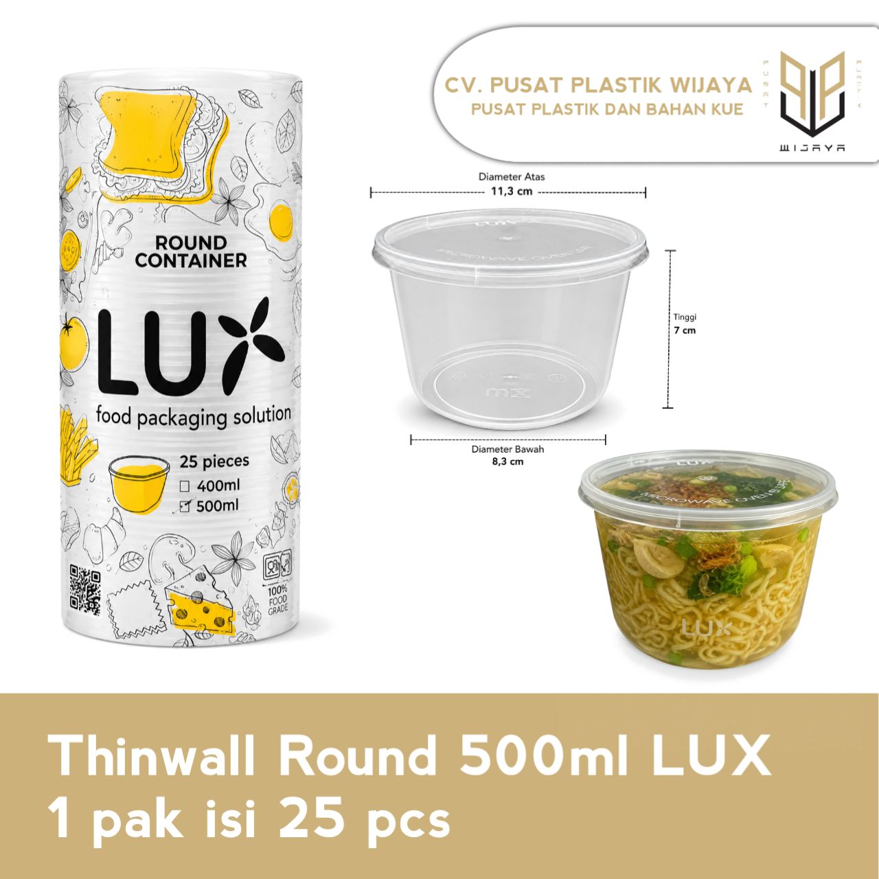 TW ROUND 500ML LUX