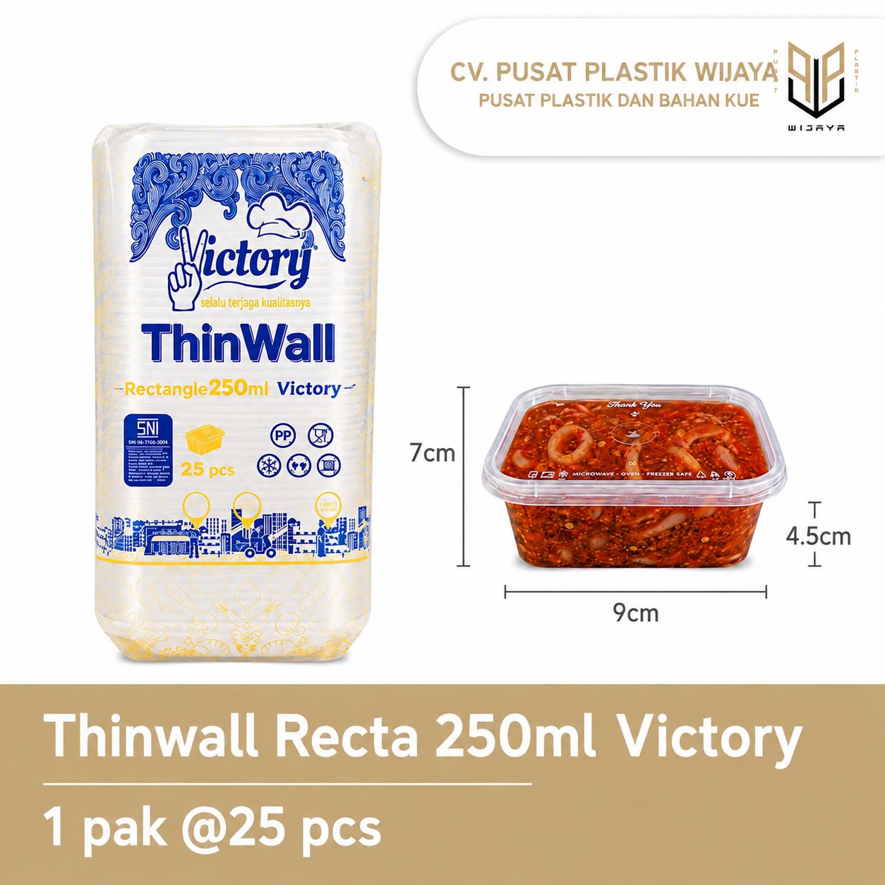 TW RECT 250ML VICT