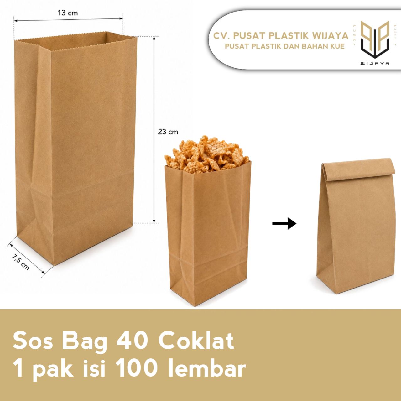 SOSBAG 40 COKLAT