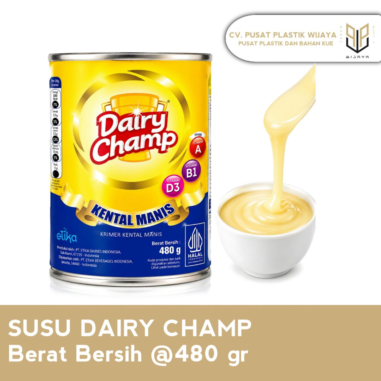 SUSU DAIRY CHAMP 480GR