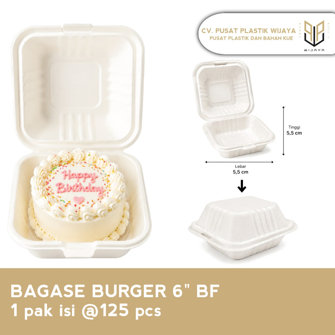 BAGASE BURGER 6" BF
