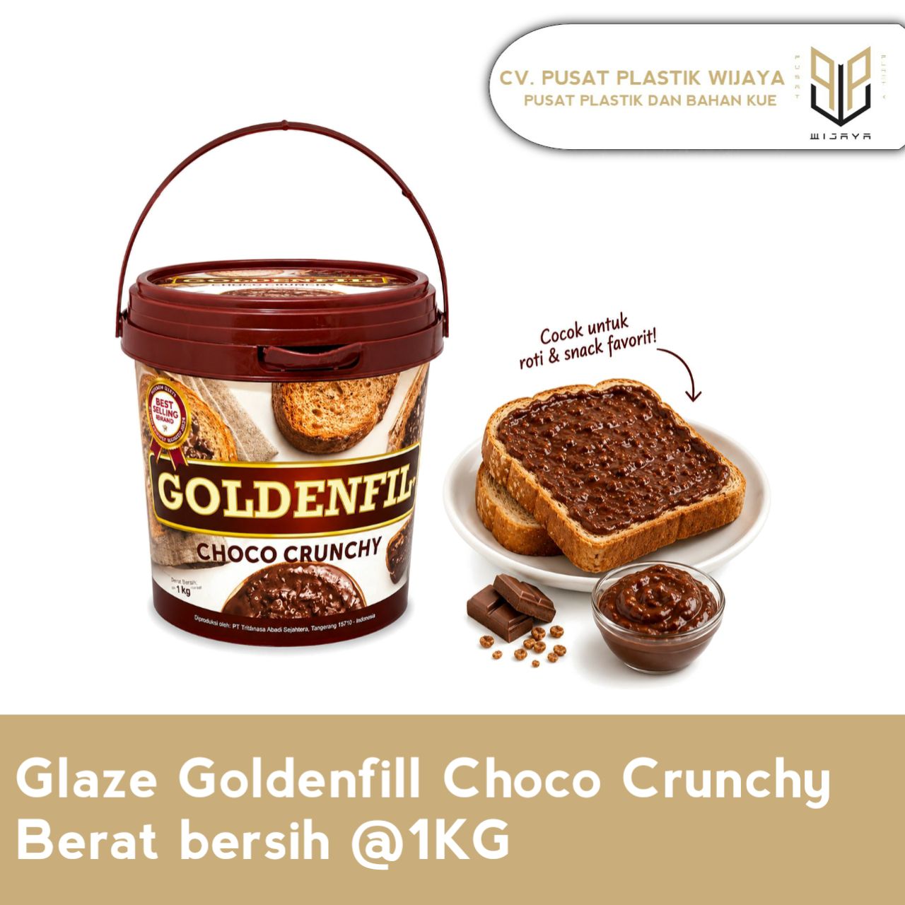 GLAZE GOLDENFILL CHOCO 1KG