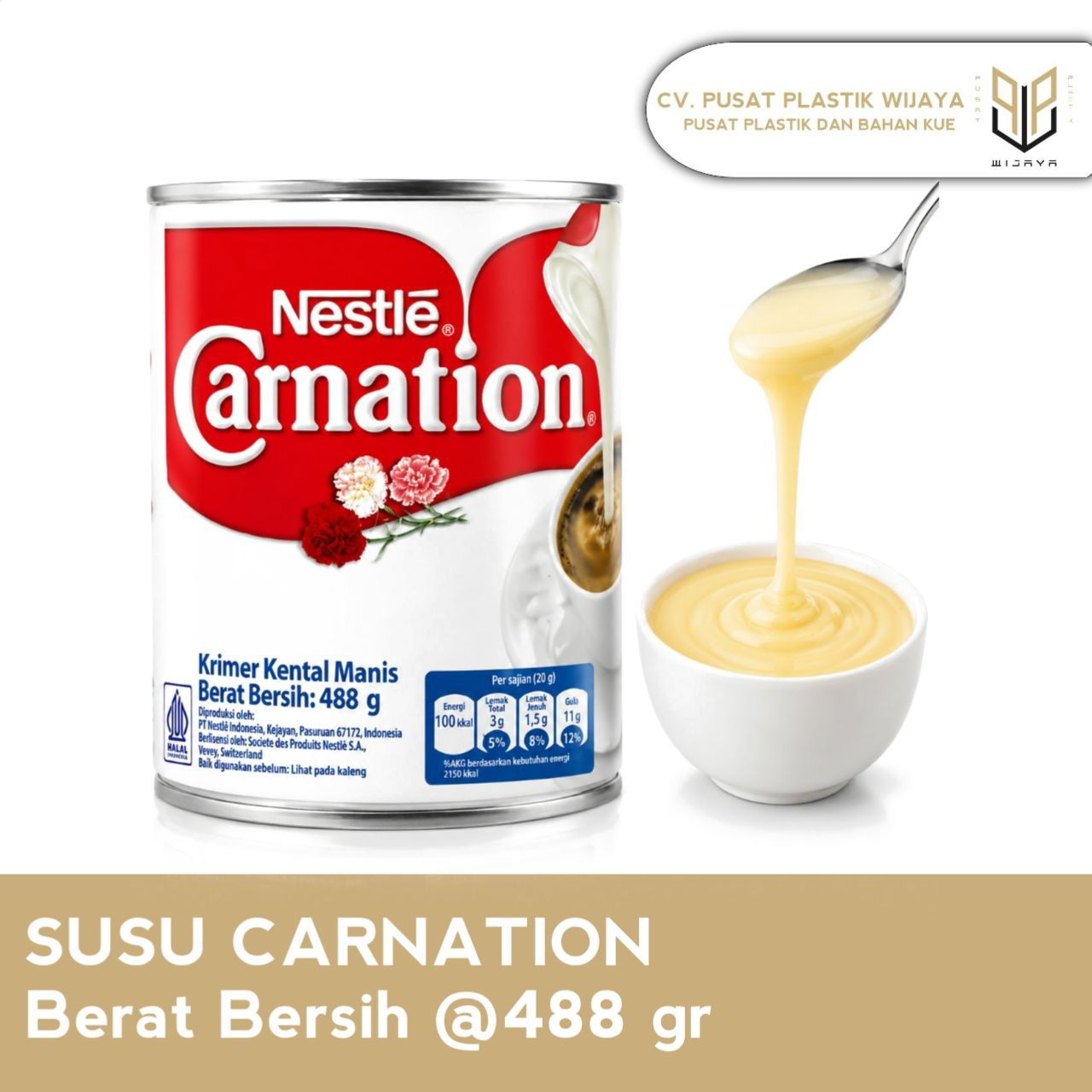 SUSU CARNATION 490GR